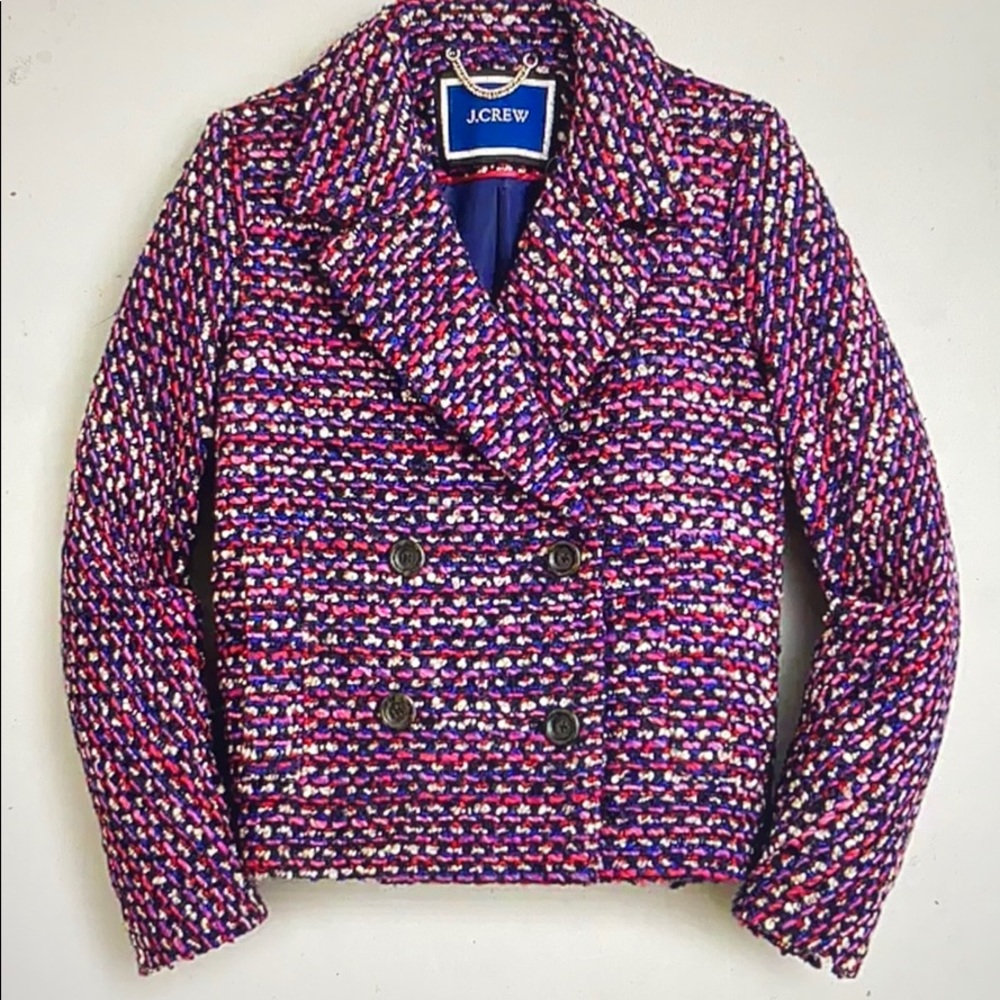 J.Crew Lady Jacket in Italian Tweed NWOT - Large